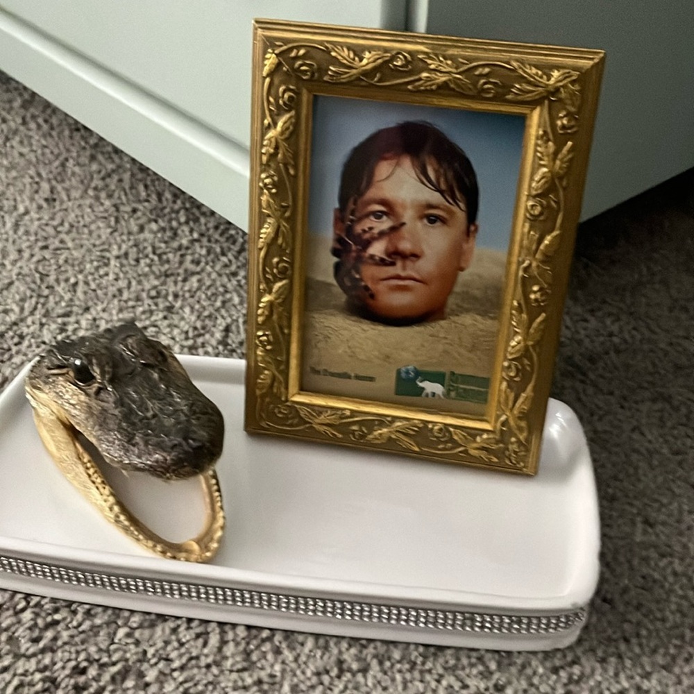 Crocodile Hunter Postcard VNTG 2000 w/ crocs head